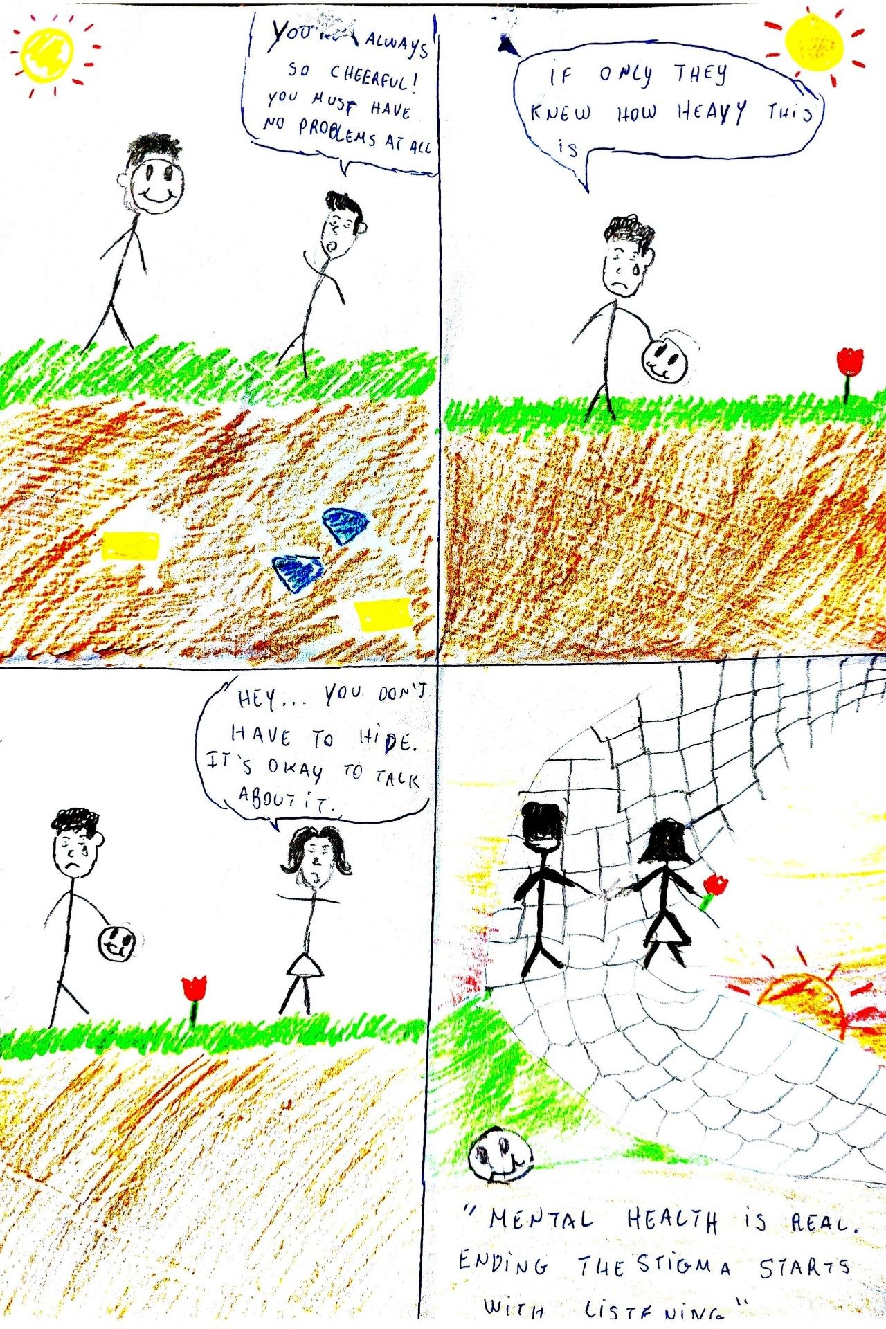 Comic about Mental Health Stigma